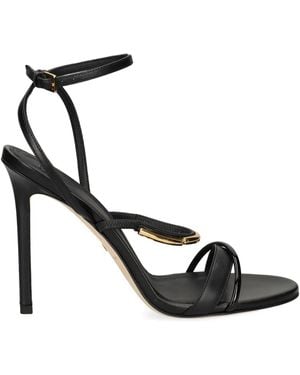 Elisabetta Franchi Buckle-strap Heeled Sandals - ブラック
