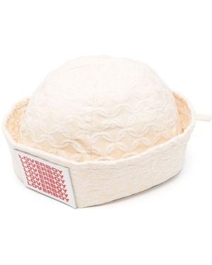 Charles Jeffrey Laced-Up Loverboy Sailor Hat - Natural