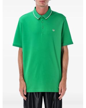 adidas Twistknit Trefoil Polo Shirt - Green