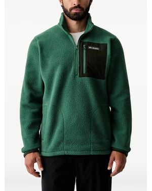 Columbia Sudadera Jasper Ridge De Vellón Con Media Cremallera - Verde