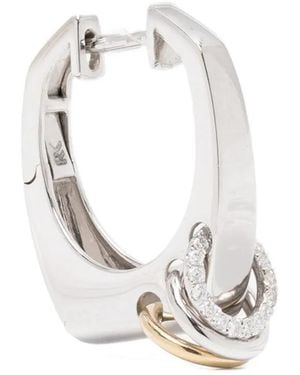 Rainbow K Diamond 14K Earrings - White