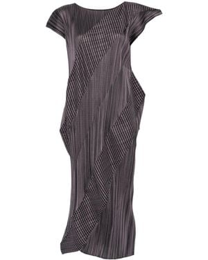 Pleats Please Issey Miyake Abito Midi Cosmic Rays - Viola