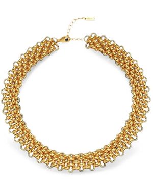 Ostras Collection Collar Zou Zou De Malla - Metálico