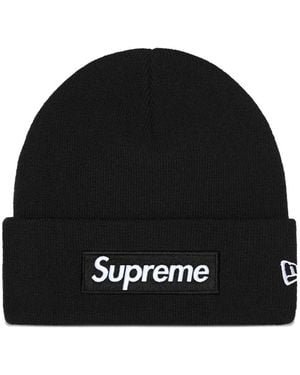 Supreme New Era Box Logo Beanie (Fw22) in Black for Men | Lyst