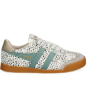 Gola Elan Savanna Cheetah-Print Trainers - White