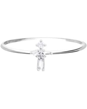 LITTLE ONES PARIS 18Kt Girl Diamond Ring - White