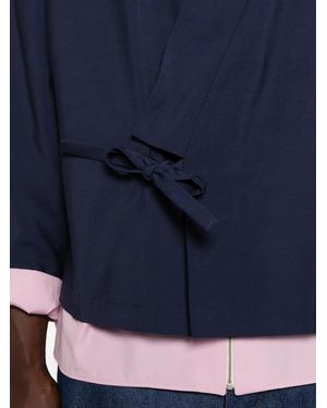 KENZO Double-Breasted Jacket - Blue