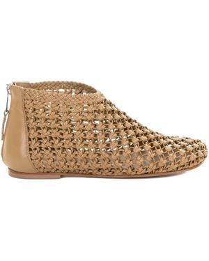 Elena Iachi Leather Boots - Brown