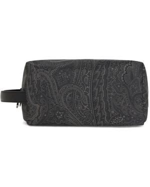 Etro Neceser Arnica Mediano - Gris