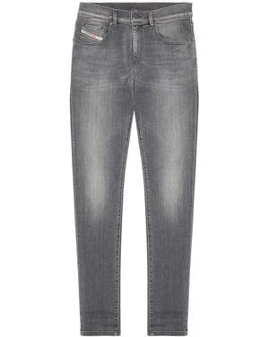DIESEL 2019 D-Strukt 09F91 Slim-Cut Jeans - Grey