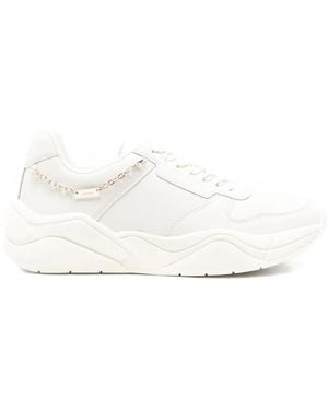 ARMANI EXCHANGE Sneakers Con Ciondolo Logo - Bianco