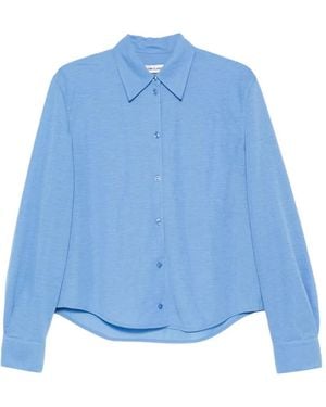 Low Classic Camisa Con Botones - Azul