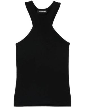 JACOB LEE Sleeveless Top - Black