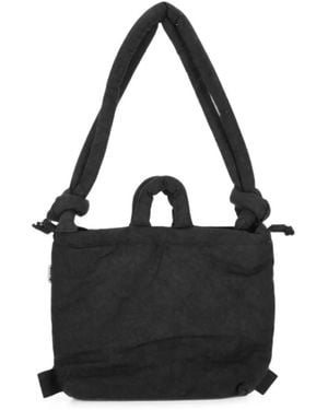 ölend Ona Schultertasche Mit Ausgewaschenem Effekt - Schwarz