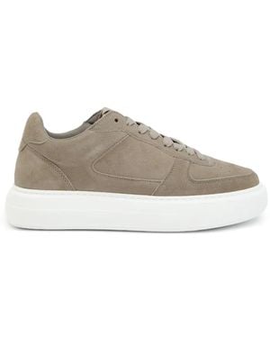Cleens Court Suede Sneakers - Natural