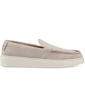 Bogner Mocasines Slip-On De Ante - Blanco