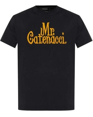 DSquared² プリント Tシャツ - ブラック