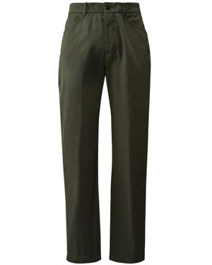 C.P. Company Logo-Patch Trousers - Green