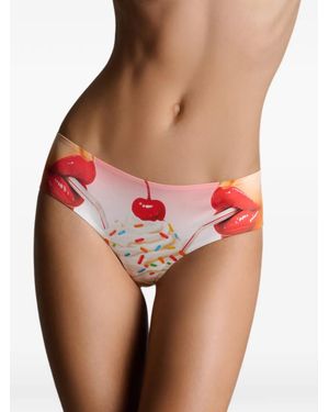 Maison Close X Romain Billaud Ice Cream Hipster Briefs - Red
