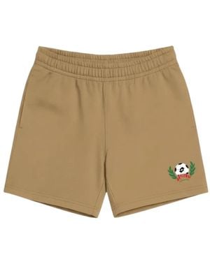 Lotto Leggenda Match Day Logo-Detail Shorts - Natural