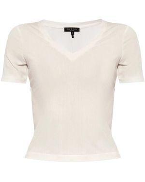 Rag & Bone T-Shirt Con Scollo A V - Bianco