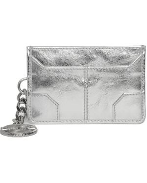 Zadig & Voltaire Sunny Metallic-Portemonnaie - Grau