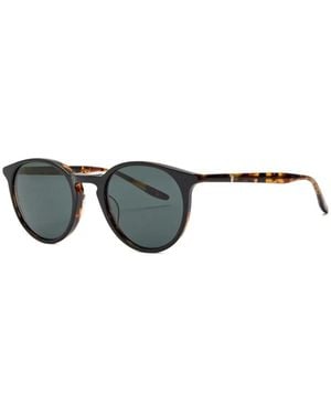 Barton Perreira Round-Frame Sunglasses - Black