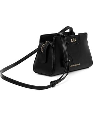ARMANI EXCHANGE Borsa A Tracolla Con Ciondolo - Nero