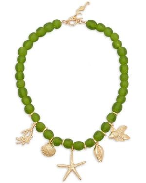 Oceanus Collier Meretrix À Pendentif Étoile - Green