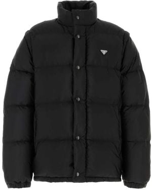 Prada Re-Nylon Padded Jacket - Black