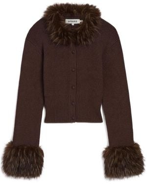 Apparis Rosa Cardigan - Braun