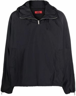 424 Windbreaker Zum Hineinschlüpfen - Schwarz