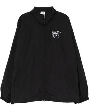 Vetements Veste À Logo Brodé - Noir