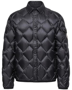 Moncler Veste À Design Matelassé - Noir