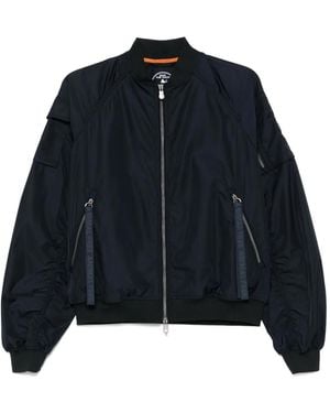 Save The Duck Zip-Up Bomber Jacket - Blue