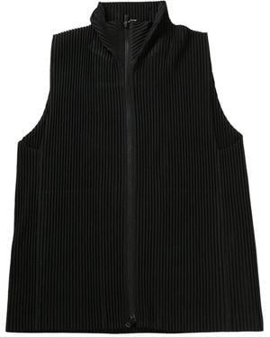 Homme Plissé Issey Miyake Pleated Vest - Black