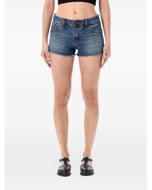 Levi's 501 Original Frayed Shorts - Blue