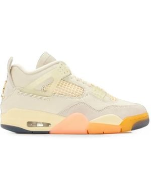 Nike Air Jordan 4 Retro 'Birds Of Paradise' Paneled Sneakers - Natural