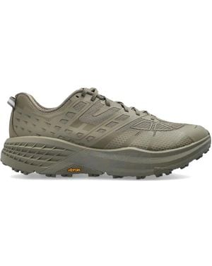 Hoka One One Speedgoat 2 Ts Lace-Up Trainers - Grey