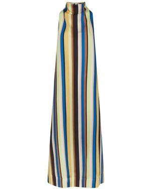 Simon Miller Mona Striped Maxi Dress - Blue