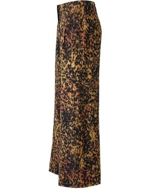 Ulla Johnson Leopard-Print Pants - Natural