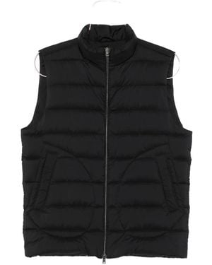 Herno Quilted Padded Gilet - Black