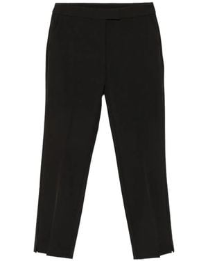Imperial Side-Slit Pants - Black