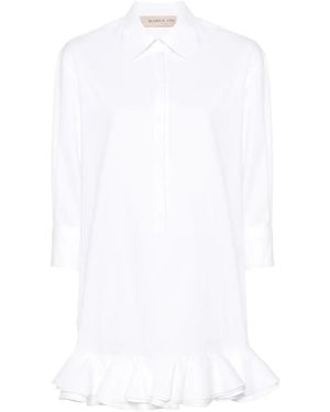 Blanca Vita Acaly Ruffle-Detail Dress - White