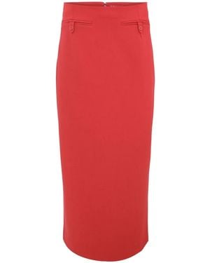 STAUD Smith Skirt - Red