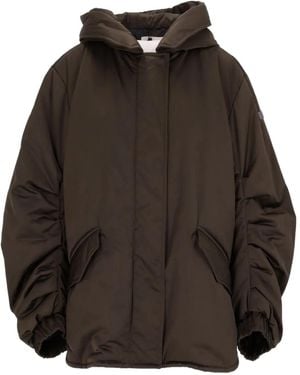 Lempelius Hooded Padded Jacket - Brown