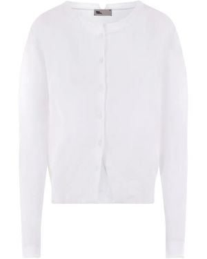 Sibel Saral Button-Fastening Cardigan - White