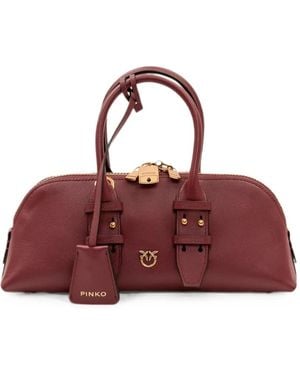 Pinko Mini Bowling Handbag - Purple