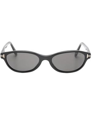 Tom Ford Occhiali Da Sole Chloe-02 Geometrici - Grigio