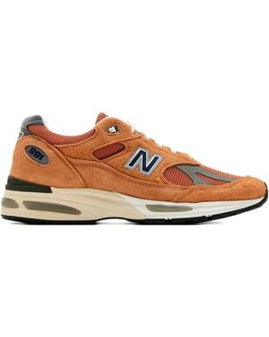 New Balance Made In Uk U991v2 スエードスニーカー - ブラウン